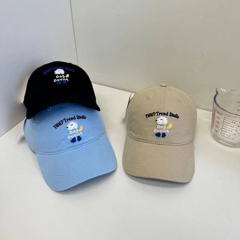 Unisex bestickte Baseball Caps mit Hundemotiv Skanto