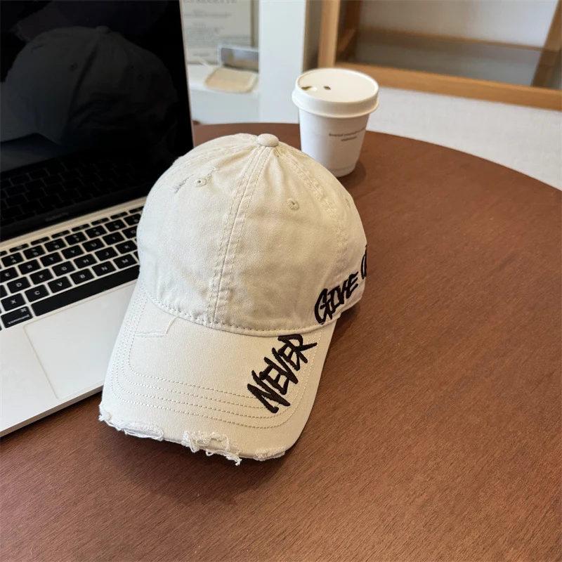 Unisex Distressed Grafik-Baseballkappe Skanto