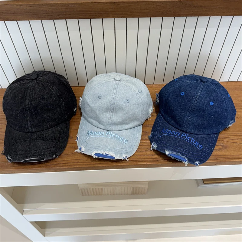 Damen Baseball Cap aus Denim im Used-Look Skanto 1783922478