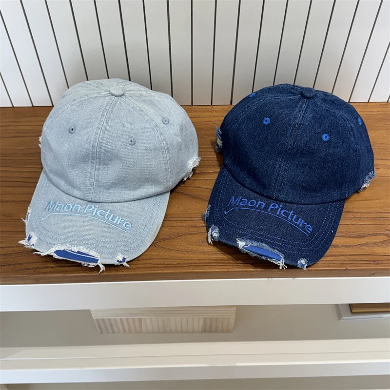 Damen Baseball Cap aus Denim im Used-Look Skanto 1783922478