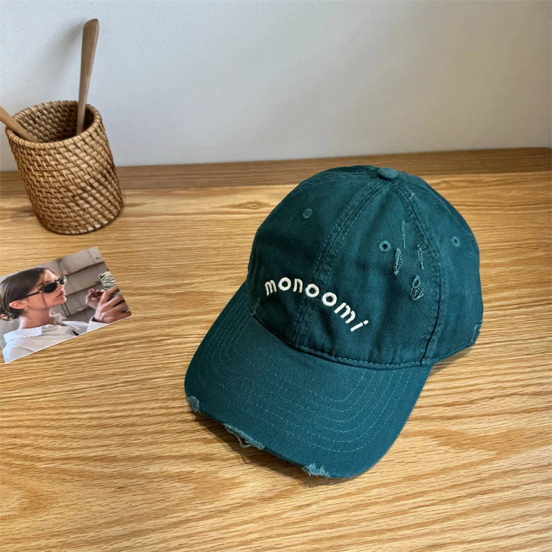 Damen Baseball Cap aus Baumwolle im Used-Look Skanto
