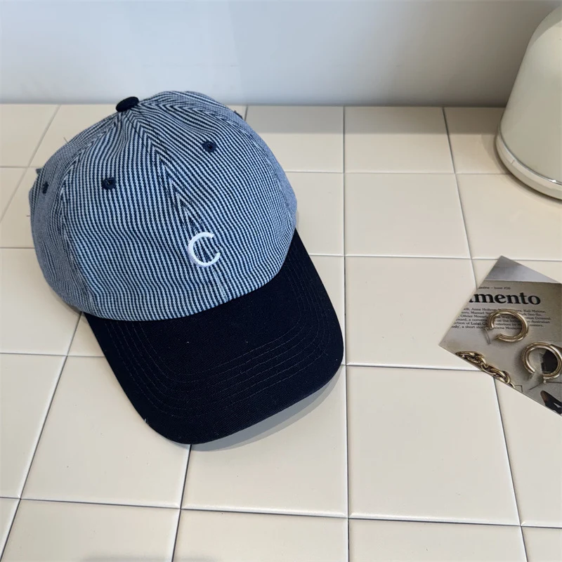 Klassische gestreifte Baseballkappe für Herren Skanto
