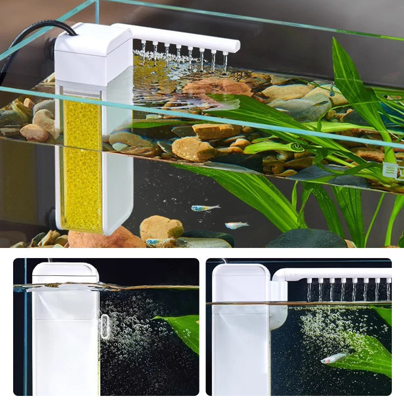 Leiser Wand-Aquariumfilter | Skanto