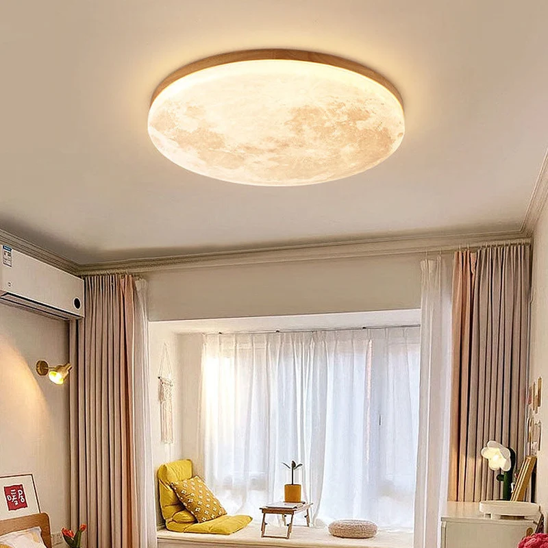Moon Round | Minimalistische runde LED-Deckenleuchte | Skanto