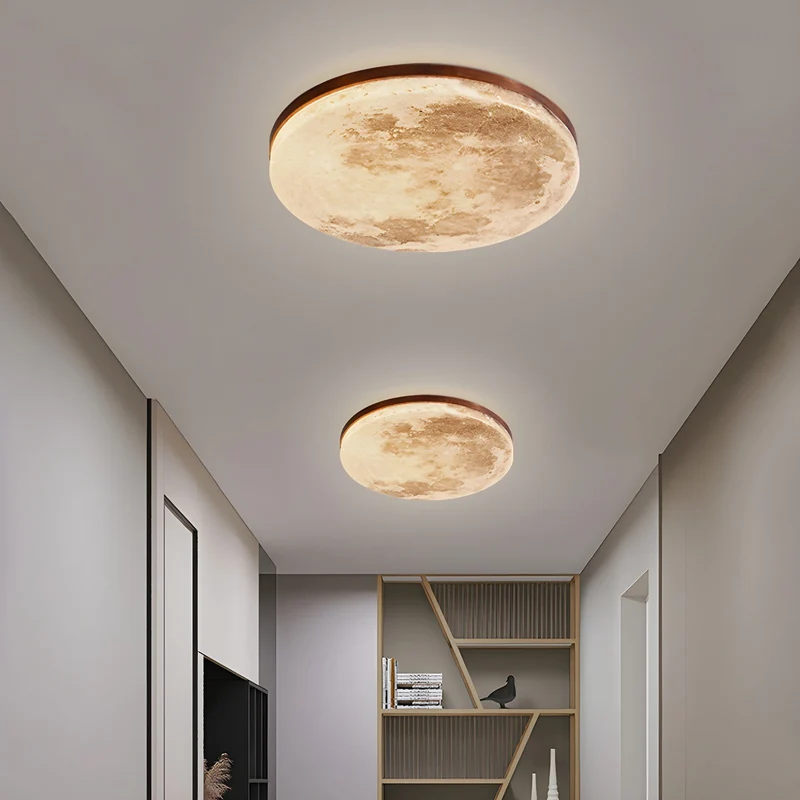 Moon Round | Minimalistische runde LED-Deckenleuchte | Skanto