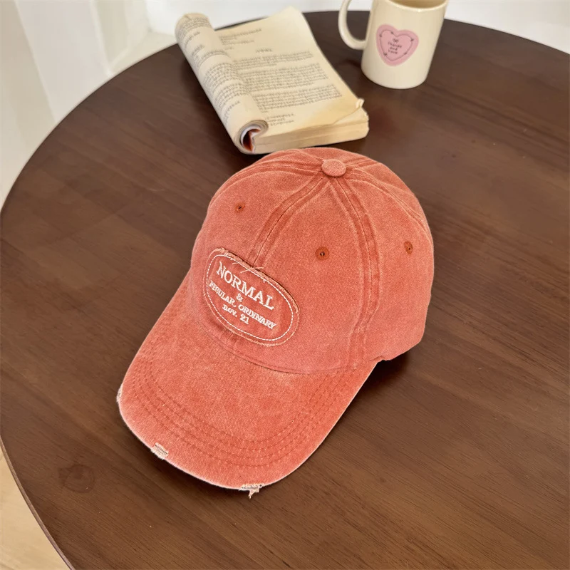 Lässige Used-Look Baseballkappe aus Baumwolle für Herren Skanto