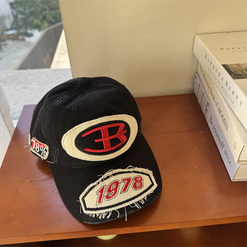 Herren Baseballkappe mit Vintage-Used-Grafik Skanto