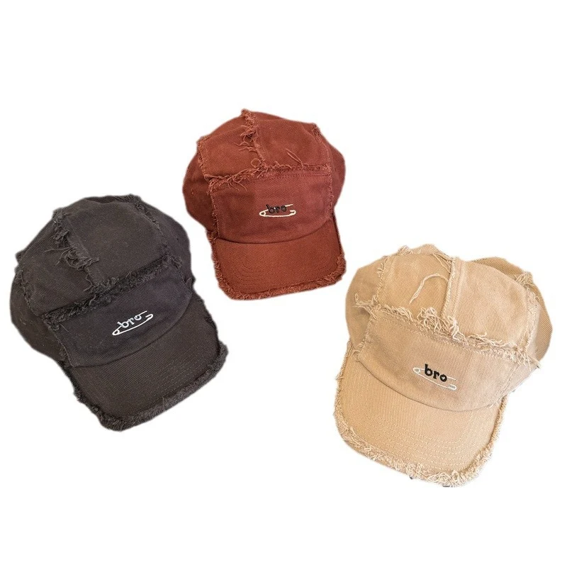 Herren Distressed Jeans-Snapback-Kappe Skanto