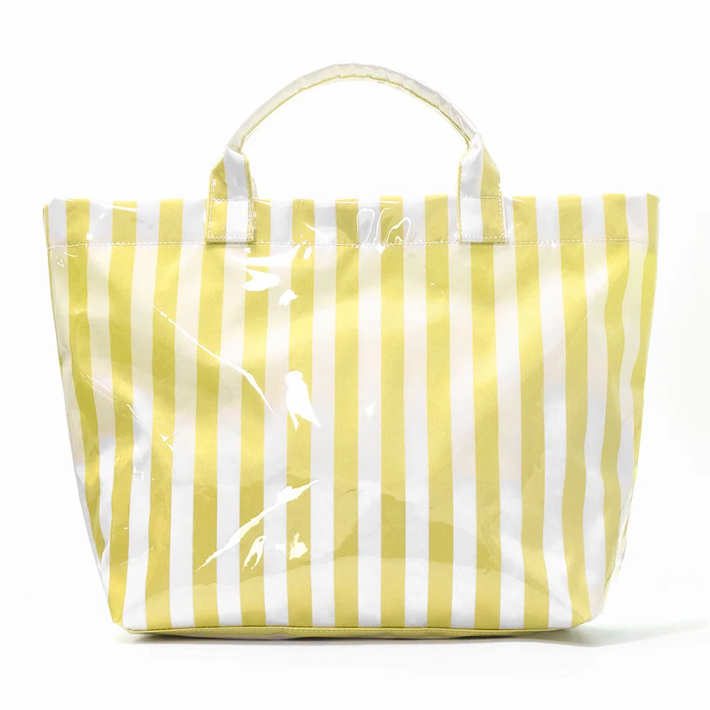 Strandtasche mit buntem Karomuster und wasserabweisender Beschichtung Skanto