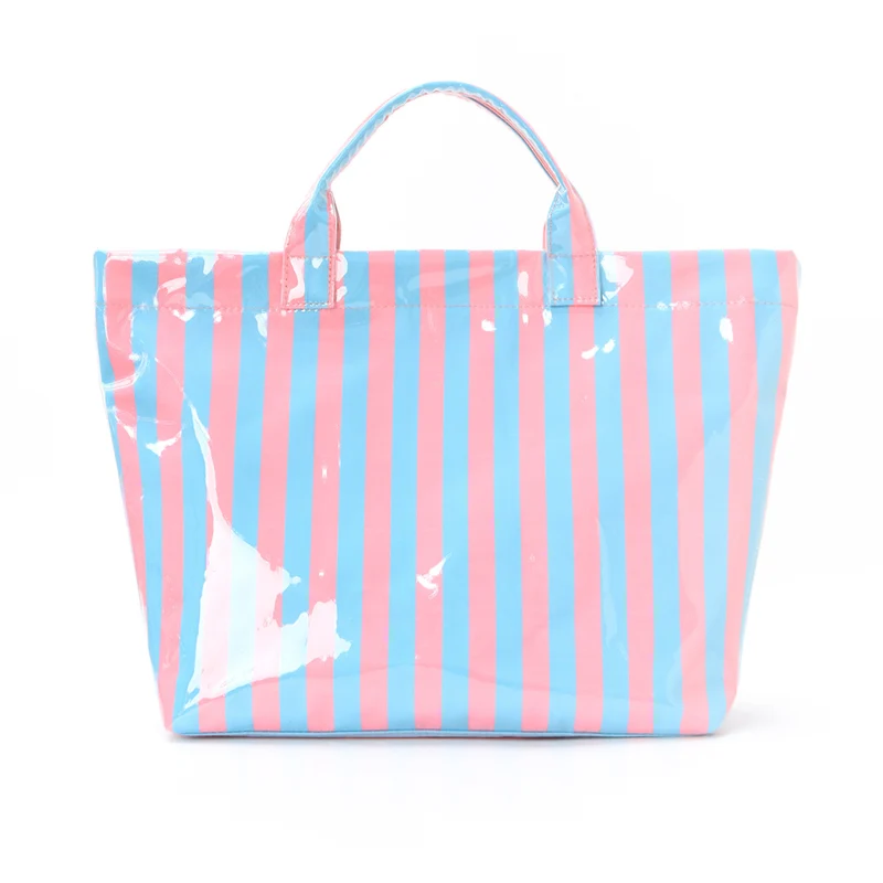 Strandtasche mit buntem Karomuster und wasserabweisender Beschichtung Skanto