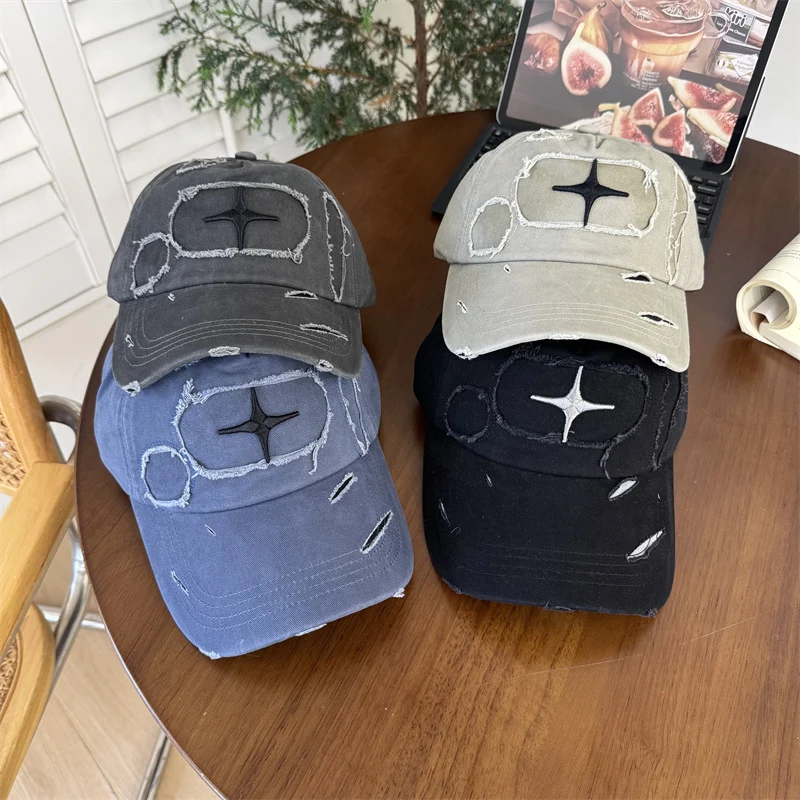Herren Distressed Freizeit-Baseballkappe Skanto 1783922358