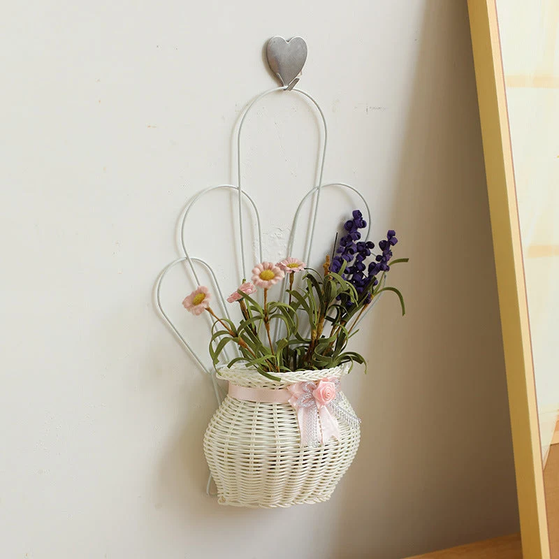 Dekorativer geflochtener Blumenkorb Skanto