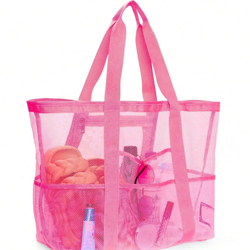 Praktische Strandtasche im Mesh-Design Skanto