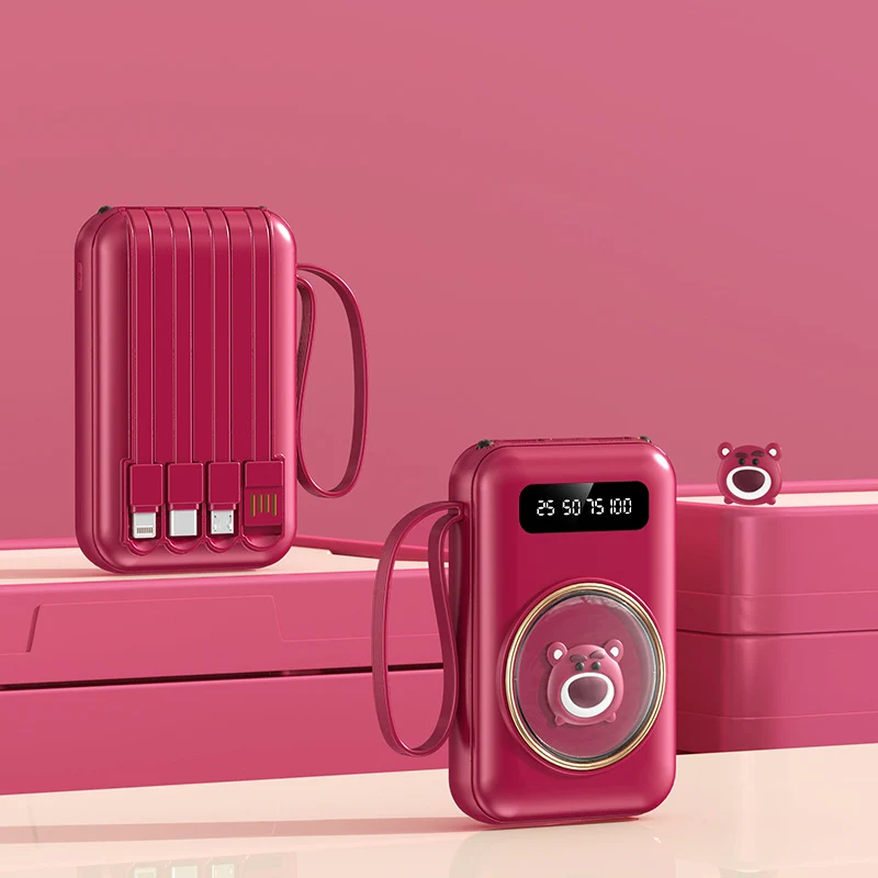 Tragbare Powerbank mit integriertem LED-Display von Skanto