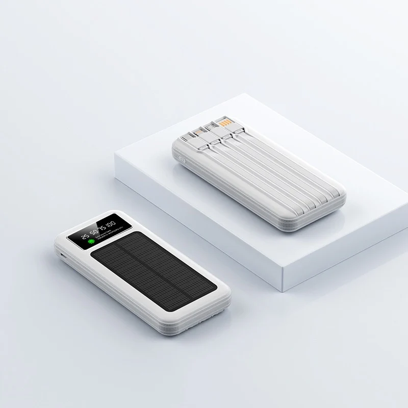 Solar-Powerbank mit digitaler Energieanzeige Skanto