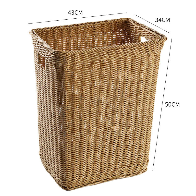 Premium handgeflochtener Rattan-Aufbewahrungskorb Skanto