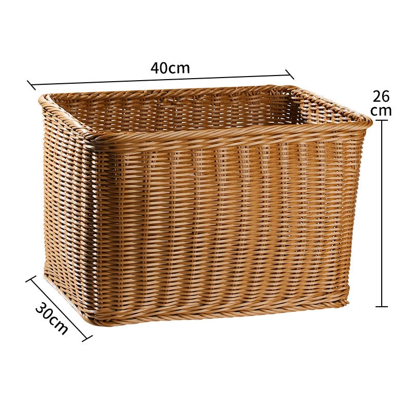 Premium handgeflochtener Rattan-Aufbewahrungskorb Skanto