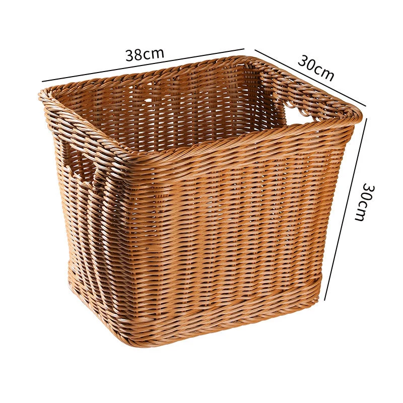 Premium handgeflochtener Rattan-Aufbewahrungskorb Skanto