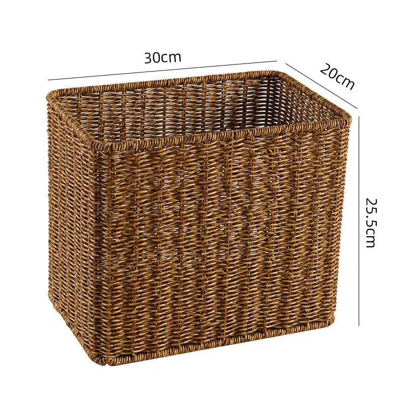Handgefertigter rechteckiger Aufbewahrungskorb Skanto
