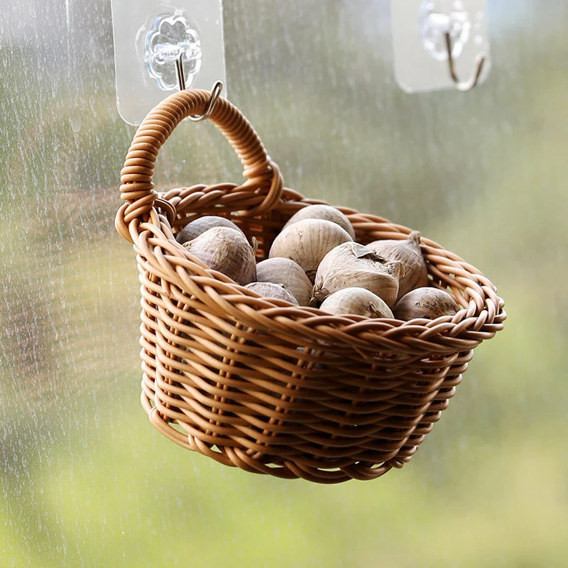 Handgefertigter Rattan-Obstkorb Skanto