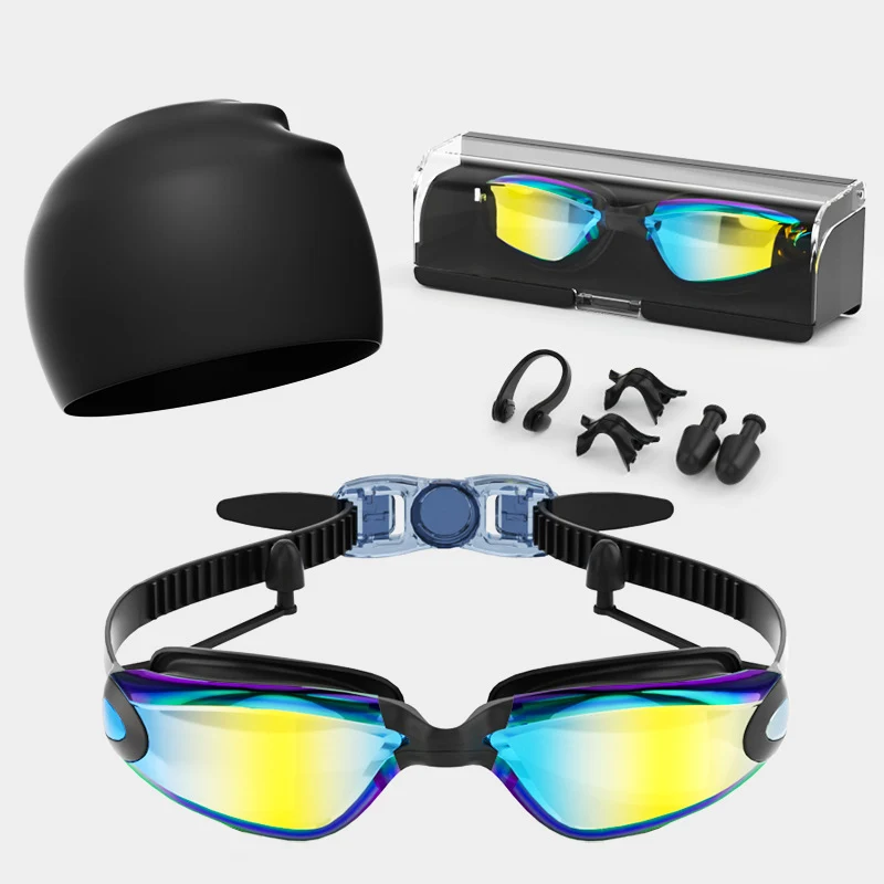 Hochleistungs-Schwimmbrillen-Set Skanto