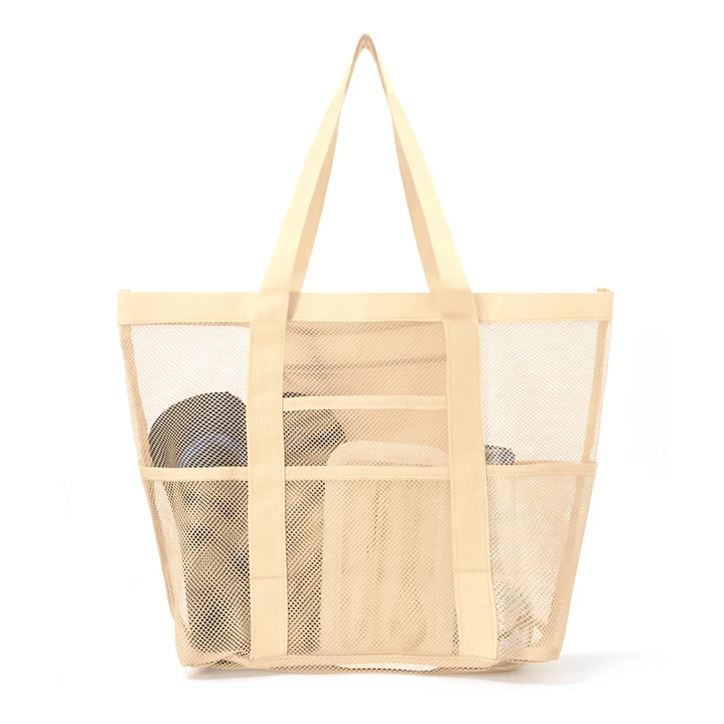 Große Strandtasche aus atmungsaktivem Mesh-Material Skanto