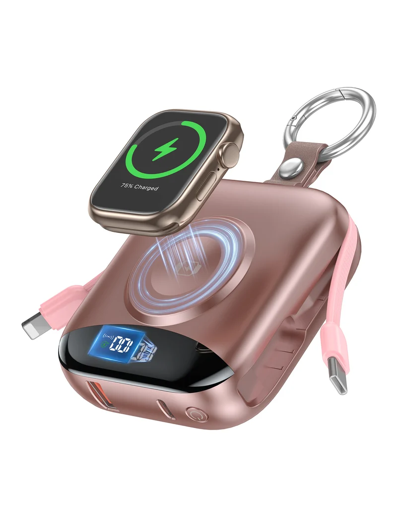 Tragbare kabellose Powerbank mit integriertem LED-Display Skanto