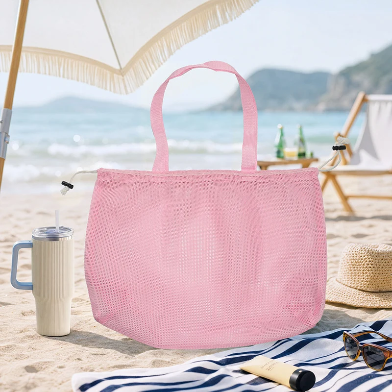 Vielseitige Strandtasche im luftigen Netz-Design Skanto