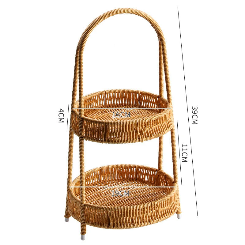 Eleganter geflochtener Aufbewahrungskorb Skanto