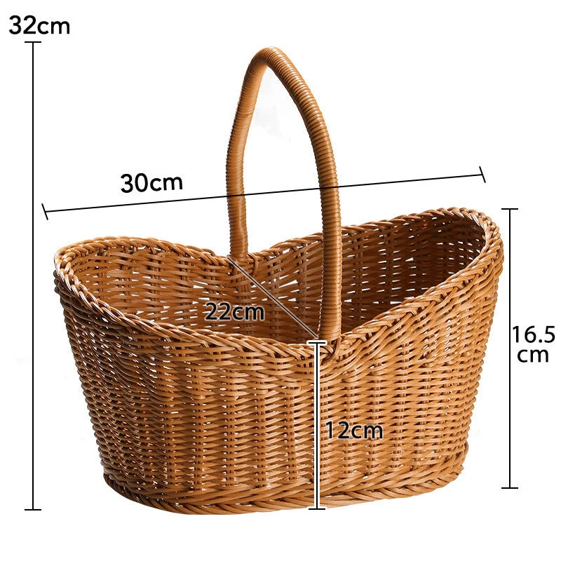 Eleganter Wilkur Picknickkorb mit ergonomischem Griff Skanto
