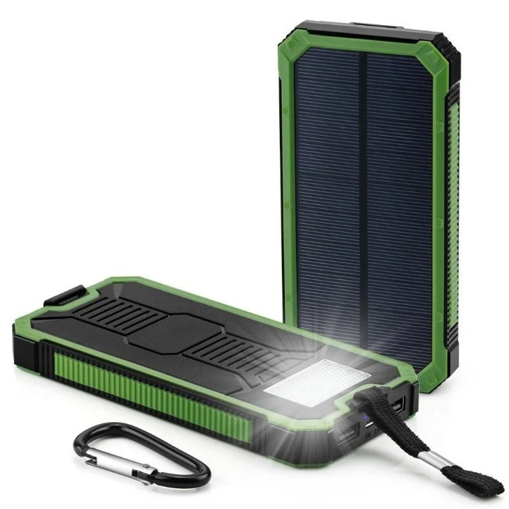 Robuste Powerbank mit integrierter LED-Taschenlampe Skanto