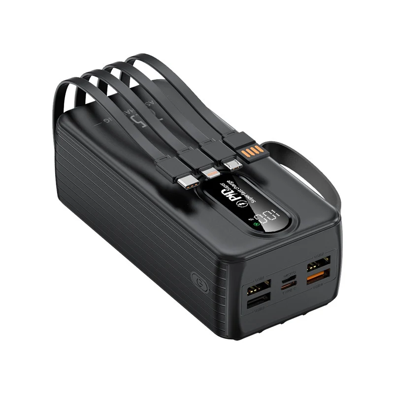 Powerbank mit digitaler Ladeanzeige und Multi-Ladeanschlüssen Skanto