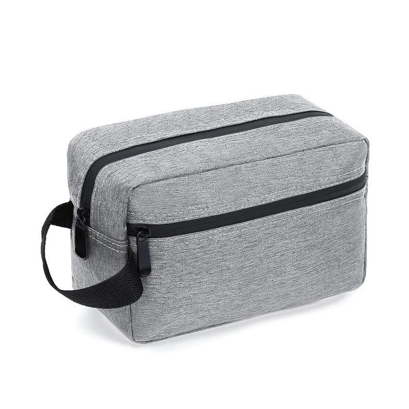 Praktische Kosmetiktasche mit zwei Reißverschlüssen Skanto