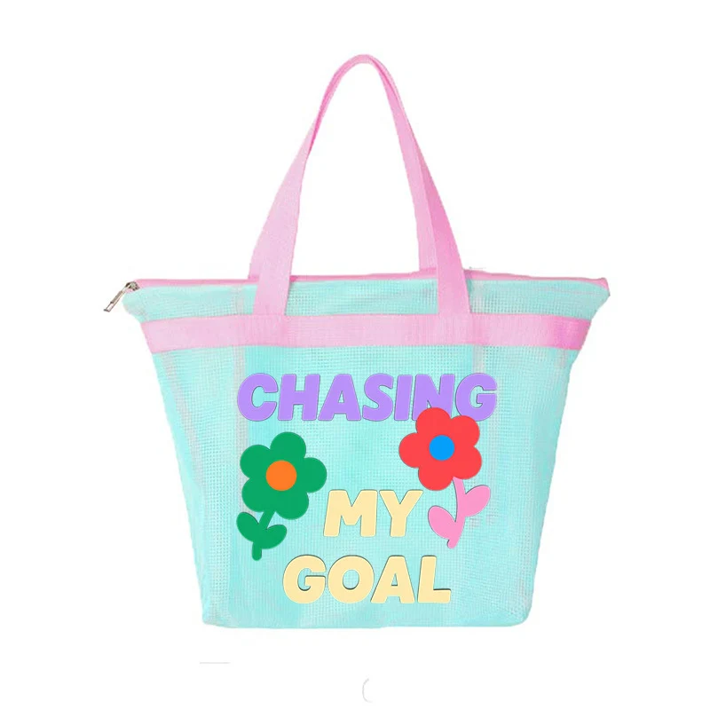 Leichte Strandtasche im verspielten Design Skanto