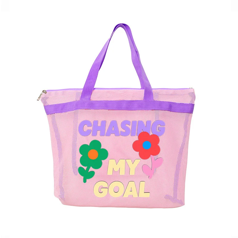 Leichte Strandtasche im verspielten Design Skanto