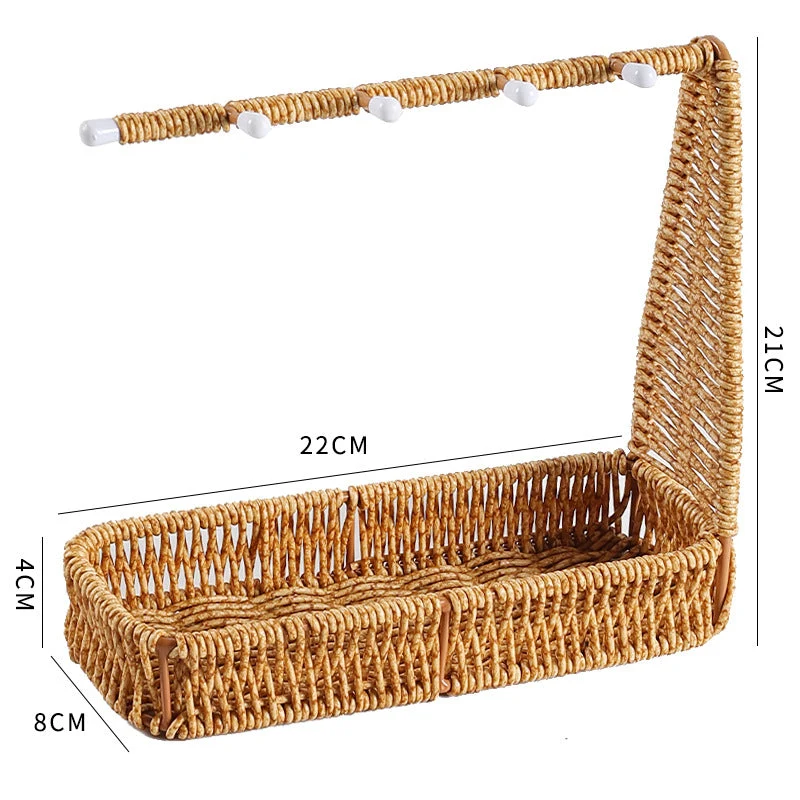 Dekorativer geflochtener Organizer Skanto