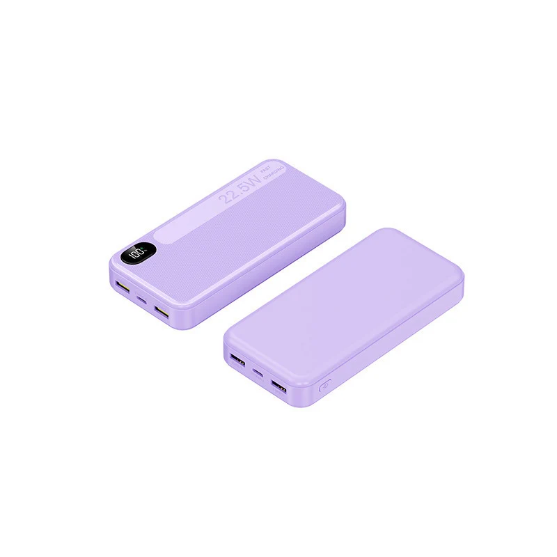 Tragbare Powerbank mit Schnellladefunktion und Digitalanzeige Skanto