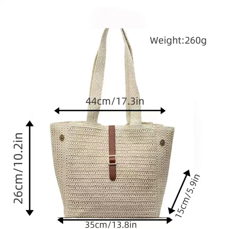 Handgemachte Sommer-Strandtasche mit strapazierfähigem Stoff Skanto