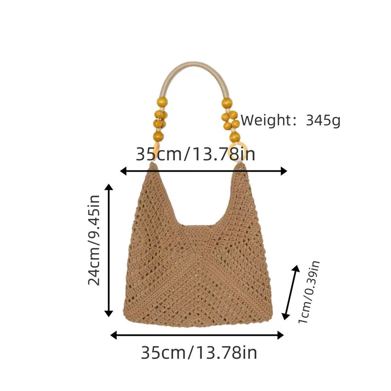 Handtasche im Boho-Häkel-Look Skanto
