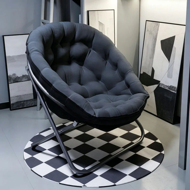 Damen Ergonomischer Loungesessel mit verstellbarer Fußstütze Skanto