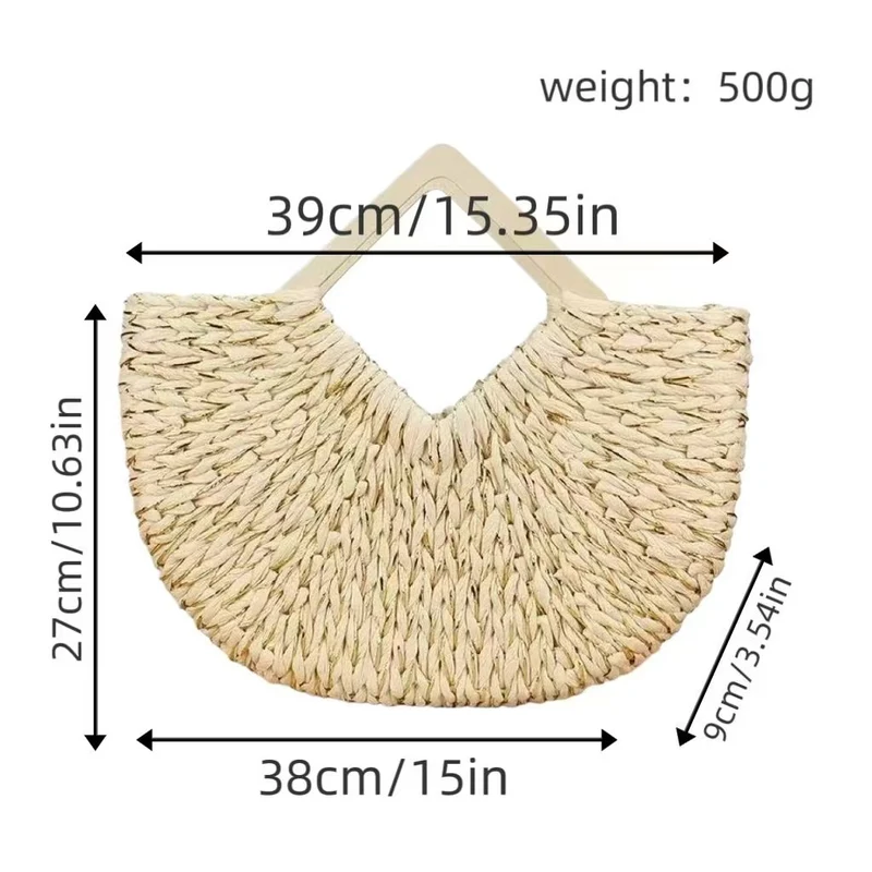 Nachhaltige gewebte Handtasche mit stilvollem Design Skanto