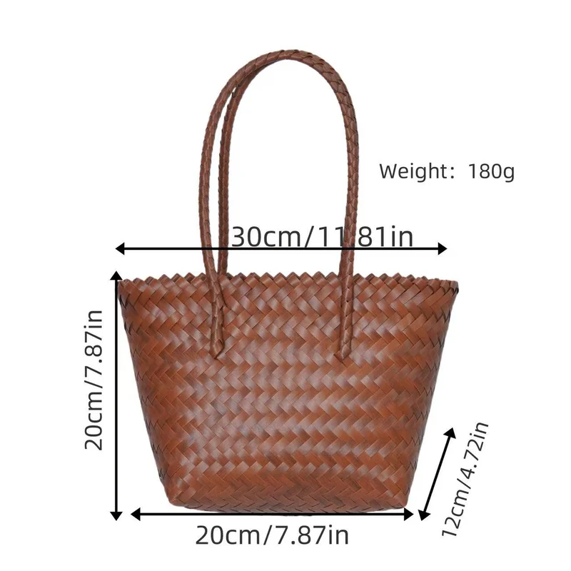 Geflochtene Tragetasche mit ergonomischen Griffen Skanto