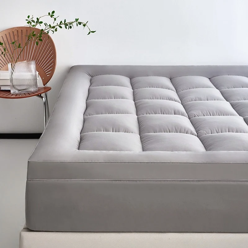Ultimative kühlende Matratzenauflage – Premium gesteppter Pillow Top, luxuriös flauschig und ultra-atmungsaktiv mit sicherem 14-18 tiefem Taschenbezug – Verbesserter Schlafkomfort, 1 Stk. | Skanto