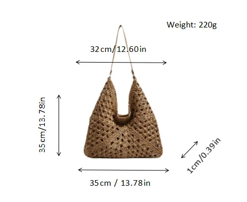Handgeknüpfte Schultertasche Skanto