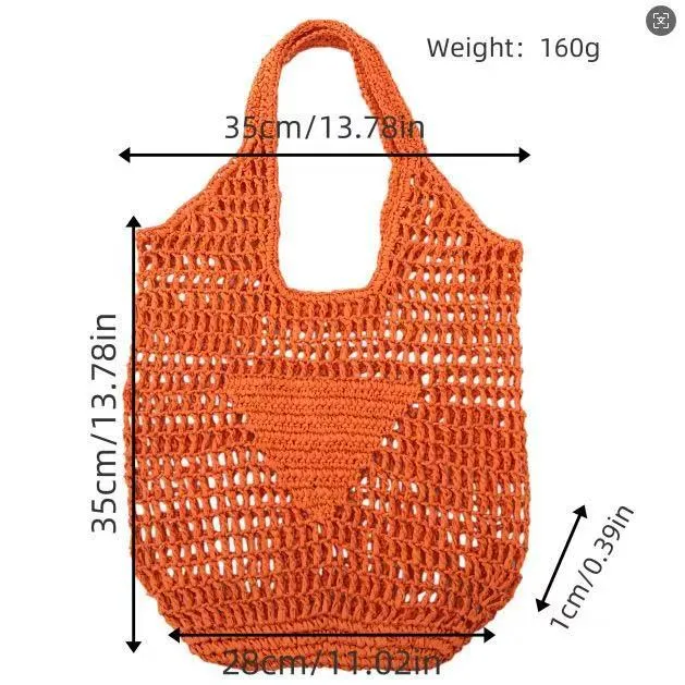 Handgeknüpfte Netztasche Skanto