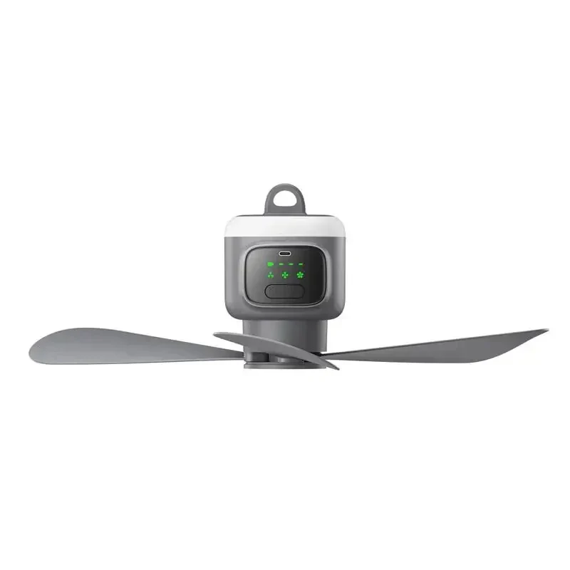 12000mAh Tragbarer Decken- und Campingventilator – Outdoor-Zelt-Luftzirkulator und Kühlventilator | Skanto
