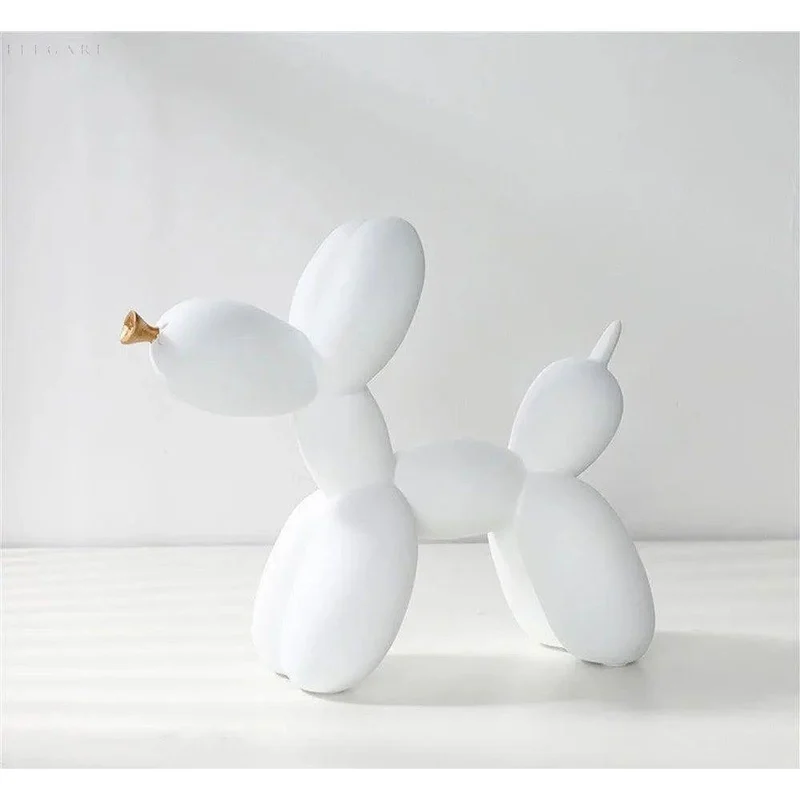 Haku – Ballonhund-Figur mit goldenen Augen | Skanto