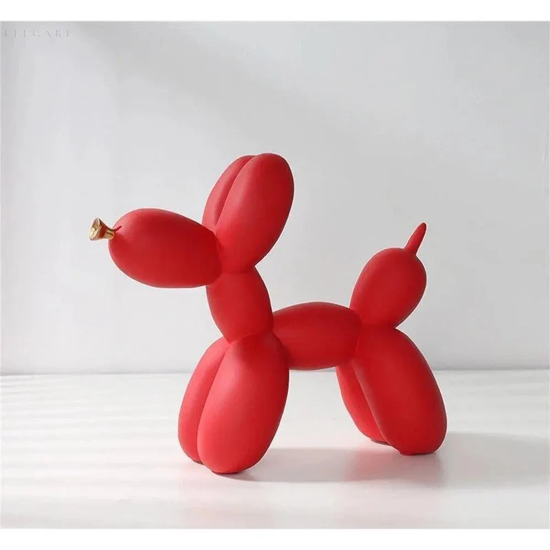 Haku – Ballonhund-Figur mit goldenen Augen | Skanto