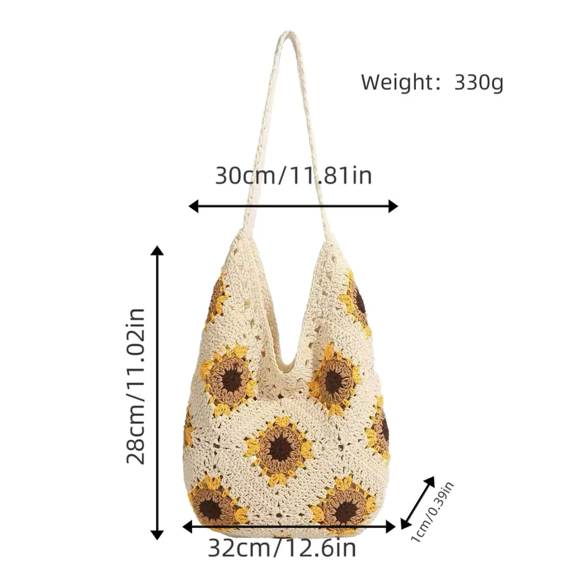 Handgemachte Schultertasche aus nachhaltigem Material Skanto