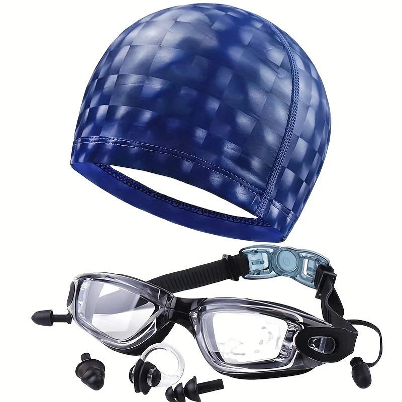 Profi-Schwimmset mit Hochleistungsbrille und Sicherheits-Ohrstöpseln Skanto